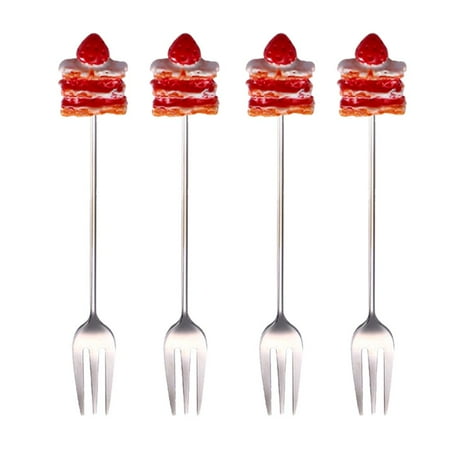 Creative Kids Dinnerware Cake Coffee Dessert Tea Ice Cream Cute Cartoon Cutlery Set Cake Shaped Spoon Fork Stirring Spoon Stainless Steel SILVER-FORK
Creative Kids Dinnerware Cake Coffee Dessert Tea Ice Cream Cute Cartoon Cutlery Set Cake Shaped Spoon Fork Stirring Spoon Stainless Steel SILVER-FORK