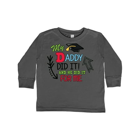Inktastic My Daddy Did It and He Did it For Me with Graduation Cap Gift Toddler Boy Girl Long Sleeve T-Shirt
Inktastic My Daddy Did It and He Did it For Me with Graduation Cap Gift Toddler Boy Girl Long Sleeve T-Shirt