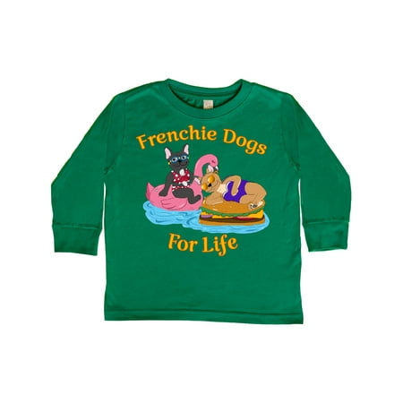 Inktastic Frenchie Dogs For Life Cute French Bulldogs On Pool Floaties Gift Toddler Boy or Toddler Girl Long Sleeve T-Shirt
Inktastic Frenchie Dogs For Life Cute French Bulldogs On Pool Floaties Gift Toddler Boy or Toddler Girl Long Sleeve T-Shirt