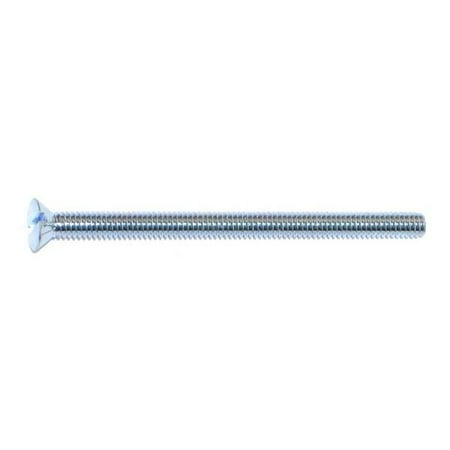 #8-32 x 2-1/2 Zinc Slotted Flat Head Machine Screws MSCFS-246 (20 pcs.)