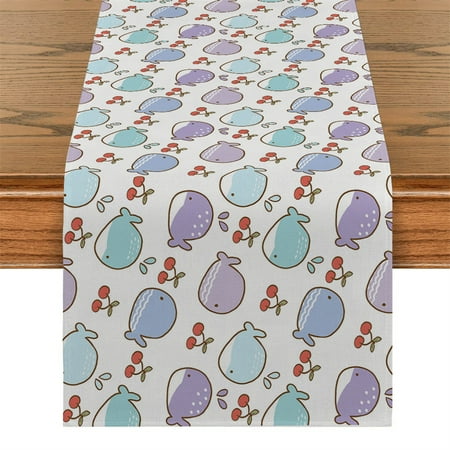 Tropical Marine flower table flag Blue green smudges table runners Home Kitchen Living Room Holiday party table decoration
Tropical Marine flower table flag Blue green smudges table runners Home Kitchen Living Room Holiday party table decoration