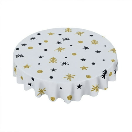 Eveokoki Round Holiday Tablecloth Winter Graphic Table Cloth Waterproof Washable Polyester Table Cover for Christmas Winter Holiday 60 Inch
Eveokoki Round Holiday Tablecloth Winter Graphic Table Cloth Waterproof Washable Polyester Table Cover for Christmas Winter Holiday 60 Inch