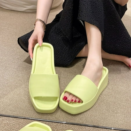 EVA Height-increasing Slippers Women‘s Summer Outdoor Wear New Women‘s One-line Slippers Simple All-match ins Outdoor Sandals
EVA Height-increasing Slippers Women‘s Summer Outdoor Wear New Women‘s One-line Slippers Simple All-match ins Outdoor Sandals