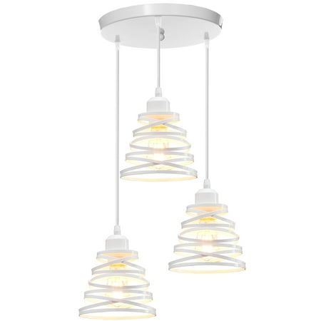 Chandelier Nordic Simple E27 Chandelier Light Restaurant Bar Bedroom Chandelier-White
Chandelier Nordic Simple E27 Chandelier Light Restaurant Bar Bedroom Chandelier-White