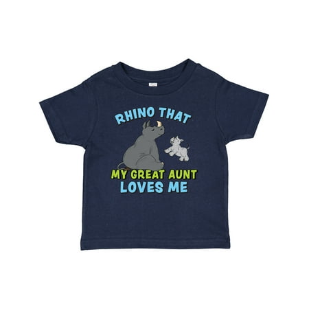 Inktastic Rhino That My Great Aunt Loves Me with Cute Rhinos Gift Baby Boy or Baby Girl T-Shirt
Inktastic Rhino That My Great Aunt Loves Me with Cute Rhinos Gift Baby Boy or Baby Girl T-Shirt