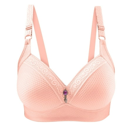 Ozmmyan Wirefree Bras for Women Plus Size Adjustable Shoulder Straps Lace Bra Wirefreee Extra-Elastic Bra Active Yoga Sports Bras 38B/C-48B/C Summer Savings Clearance
Ozmmyan Wirefree Bras for Women Plus Size Adjustable Shoulder Straps Lace Bra Wirefreee Extra-Elastic Bra Active Yoga Sports Bras 38B/C-48B/C Summer Savings Clearance