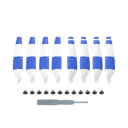 8Pcs Plastic Double Sided Props Wing Fans Parts with Screw Screwdriver Replacement for 3 Pro White Blue
8Pcs Plastic Double Sided Props Wing Fans Parts with Screw Screwdriver Replacement for 3 Pro White Blue