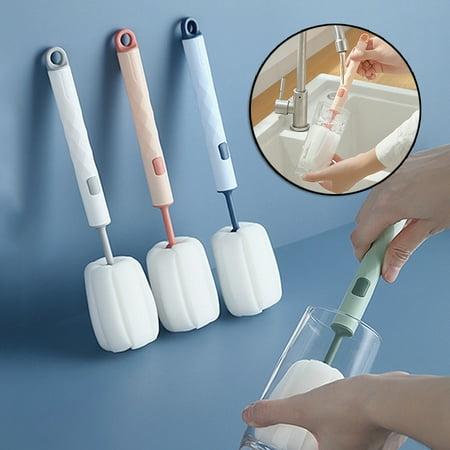 Sponge Head Cleaning Brush Long Handle Hanging Soft Bottle Scrubber Cleaning Brush For Kitchen New
Sponge Head Cleaning Brush Long Handle Hanging Soft Bottle Scrubber Cleaning Brush For Kitchen New