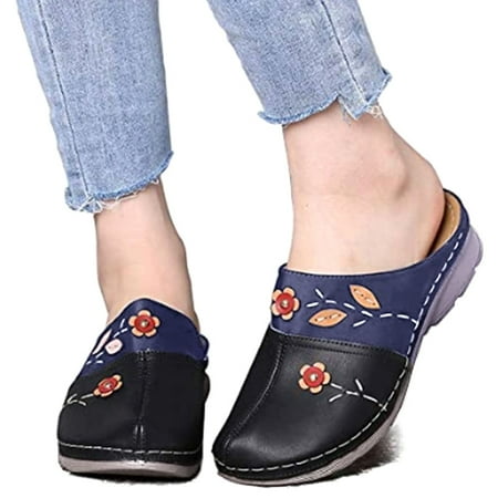 Women Clogs Sandals Ladies Comfort Closed Toe Wedges Platform Shoes Flower Slipper New
Women Clogs Sandals Ladies Comfort Closed Toe Wedges Platform Shoes Flower Slipper New