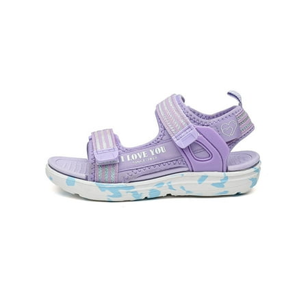 Lacyhop Girls Sandals Lightweight Beach Shoe Open Toe Summer Sandal School Fashion Casual Shoes Slip Resistant Magic Tape Flats Purple 13C-1Y
Lacyhop Girls Sandals Lightweight Beach Shoe Open Toe Summer Sandal School Fashion Casual Shoes Slip Resistant Magic Tape Flats Purple 13C-1Y