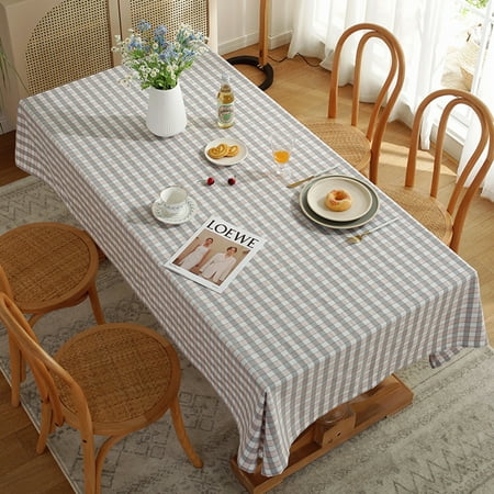 Innerwin Table Cloths Washable Tablecloths Plaid Luxury Tablecloth Covers Party Rectangle Home Decor Decorative Waterproof Holiday Gray Pink 140*100cm
Innerwin Table Cloths Washable Tablecloths Plaid Luxury Tablecloth Covers Party Rectangle Home Decor Decorative Waterproof Holiday Gray Pink 140*100cm