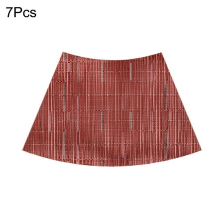iaksohdu 7Pcs Fan-shaped Hotel Home Restaurant Placemats Vinyl Heat Resistant Table Mats
iaksohdu 7Pcs Fan-shaped Hotel Home Restaurant Placemats Vinyl Heat Resistant Table Mats