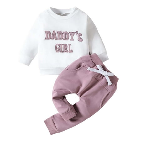 Infant Outfits 12 to 18 Months Newborn Girls Cotton 2 Piece Casual Sweatsuit Letter Long Sleeve Top and Pants Set Purple 9 Months
Infant Outfits 12 to 18 Months Newborn Girls Cotton 2 Piece Casual Sweatsuit Letter Long Sleeve Top and Pants Set Purple 9 Months