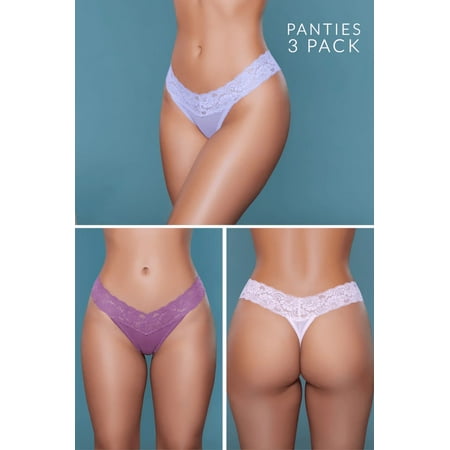 2201 Mila Thong 3 Pack