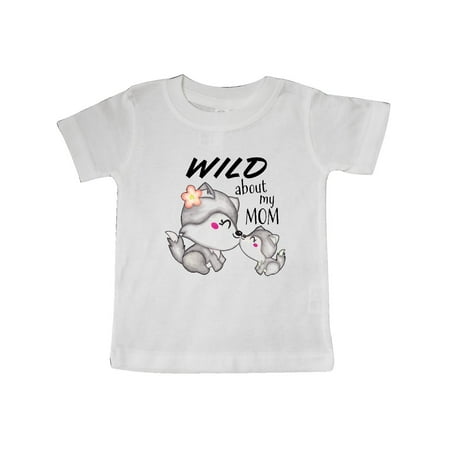 Inktastic Wild About my Mom- mother and baby wolves Gift Baby Boy or Baby Girl T-Shirt
Inktastic Wild About my Mom- mother and baby wolves Gift Baby Boy or Baby Girl T-Shirt