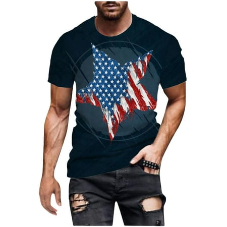 America Flag Print Tees for Men Short Sleeve Workout T-Shirts Graphic Tee Slim Fit Athletic Muscle Tops Plus Size
America Flag Print Tees for Men Short Sleeve Workout T-Shirts Graphic Tee Slim Fit Athletic Muscle Tops Plus Size