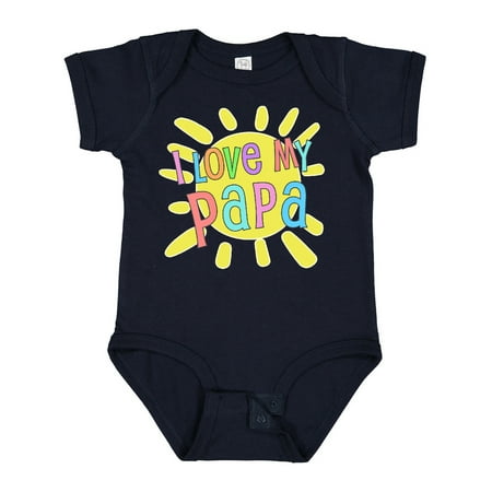 Inktastic I Love My Papa- Sun and Rainbow Letters Gift Baby Boy or Baby Girl Bodysuit 
Inktastic I Love My Papa- Sun and Rainbow Letters Gift Baby Boy or Baby Girl Bodysuit
