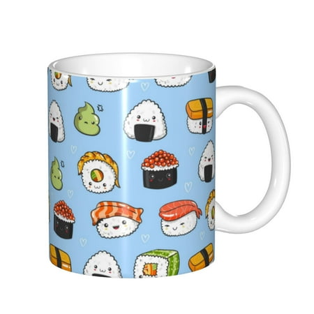 Zeuib Kawaii Sushi (2) Ceramic Coffee Mug with Large Handle,Modern Reactive Glaze Dishwasher & Microwave Safe – Perfect for Home Office Café Gift-Ready
Zeuib Kawaii Sushi (2) Ceramic Coffee Mug with Large Handle,Modern Reactive Glaze Dishwasher & Microwave Safe – Perfect for Home Office Café Gift-Ready