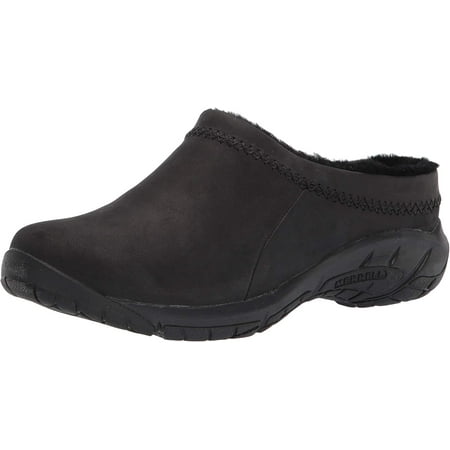 Merrell Womens Encore Ice 4 Leather Moccasin 9.5 Smooth Black