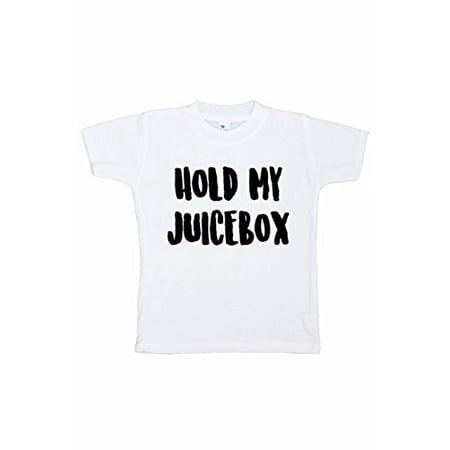 7 ate 9 Apparel Funny Kids Hold My Juicebox T-Shirt White 
7 ate 9 Apparel Funny Kids Hold My Juicebox T-Shirt White