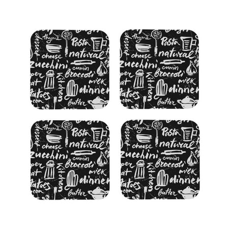 Leather Coasters Set of 4 - Pasta Bacon Lightweight Non-Slip Drink Coasters for Desk Anti-Scalding Desk Cup Coasters for Office Table Decor Square
Leather Coasters Set of 4 - Pasta Bacon Lightweight Non-Slip Drink Coasters for Desk Anti-Scalding Desk Cup Coasters for Office Table Decor Square