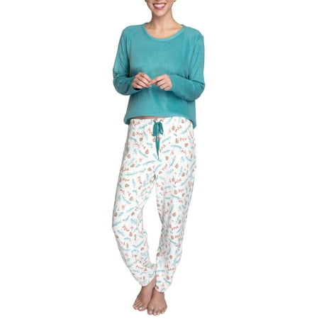Hanes Women s and Women s Plus Long Sleeve Top and Pajama Jogger Pants 2pc Set
Hanes Women s and Women s Plus Long Sleeve Top and Pajama Jogger Pants 2pc Set