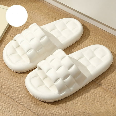 ZTTD Women Slippers Fashion Simple Lattice Bathroom Slippers Anti Odor Comfortable Flat Soled Thick Soled Non Slip Slippers White
ZTTD Women Slippers Fashion Simple Lattice Bathroom Slippers Anti Odor Comfortable Flat Soled Thick Soled Non Slip Slippers White