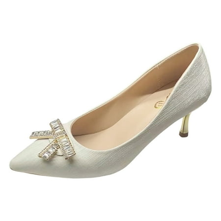 PMUYBHF Summer Sandals Wide Width for Women Ladies Summer Fashion Elegant Bow Rhinestone Shallow Mouth Fine With Large Size Sandals High Heels
PMUYBHF Summer Sandals Wide Width for Women Ladies Summer Fashion Elegant Bow Rhinestone Shallow Mouth Fine With Large Size Sandals High Heels