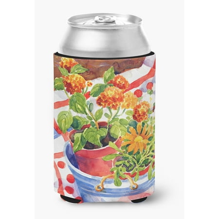 Flowers with a side of lemons Can or Bottle Beverage Insulator Hugger