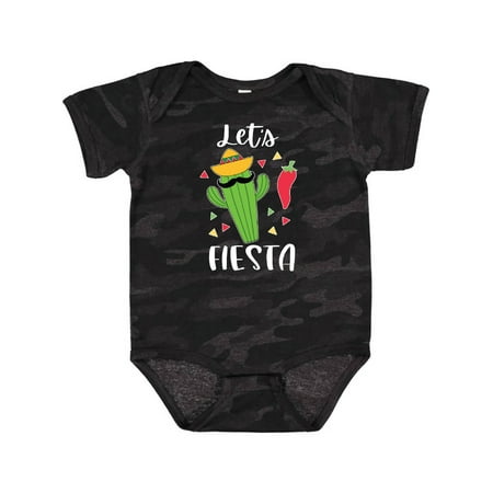 Inktastic Cinco De Mayo Let s Fiesta Cute Cactus with Sombrero Gift Baby Boy or Baby Girl Bodysuit
Inktastic Cinco De Mayo Let s Fiesta Cute Cactus with Sombrero Gift Baby Boy or Baby Girl Bodysuit