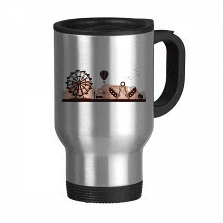 Amusement Park Black Facilities Outline Travel Mug Flip Lid Stainless Steel Cup Car Tumbler Thermos
Amusement Park Black Facilities Outline Travel Mug Flip Lid Stainless Steel Cup Car Tumbler Thermos