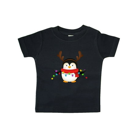 Inktastic Penguin Xmas Gift Baby Boy or Baby Girl T-Shirt