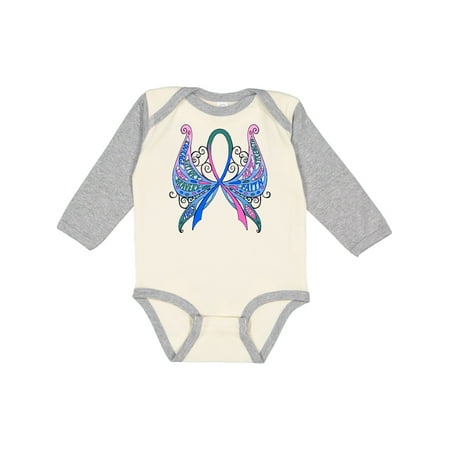 Inktastic Thyroid Cancer Awareness with Butterfly Ribbon Words Gift Baby Boy or Baby Girl Long Sleeve Bodysuit
Inktastic Thyroid Cancer Awareness with Butterfly Ribbon Words Gift Baby Boy or Baby Girl Long Sleeve Bodysuit
