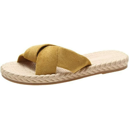 PIKADINGNIS Women s Sandals Summer Slippers Cross Linen Slippers Open Toe Slippers Bathroom Slippers Pool Slippers Beach Slippers
PIKADINGNIS Women s Sandals Summer Slippers Cross Linen Slippers Open Toe Slippers Bathroom Slippers Pool Slippers Beach Slippers