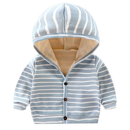 DENGDENG Toddler Baby Child Children Kids Hooded Button Up Thicken Coat Fleece Striped Clothes Long Sleeve Warm Winter Outerwear 1Y-6Y
DENGDENG Toddler Baby Child Children Kids Hooded Button Up Thicken Coat Fleece Striped Clothes Long Sleeve Warm Winter Outerwear 1Y-6Y