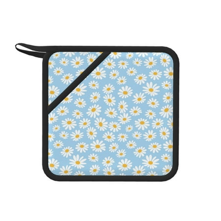 1 PCS Pot Holders for Kitchen - Heat Resistant Silicone Pot Holders with Hanging Loop Floral daisy Non Slip Oven Hot Pads Potholders for Decor Baking Cooking Kitchen
1 PCS Pot Holders for Kitchen - Heat Resistant Silicone Pot Holders with Hanging Loop Floral daisy Non Slip Oven Hot Pads Potholders for Decor Baking Cooking Kitchen