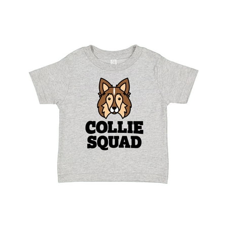 Inktastic Dog Collie Squad Gift Toddler Boy or Toddler Girl T-Shirt
