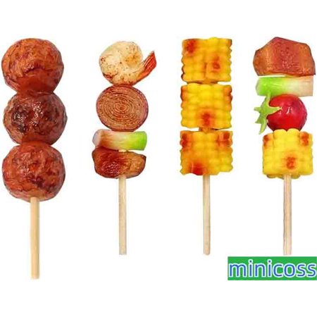 Simulation BBQ Food Fridge Magnets Funny Simulated Food Refrigerator Magnets