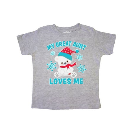 Inktastic Polar Bear My Great Aunt Loves Me in Santa Hat Gift Toddler Boy or Toddler Girl T-Shirt
Inktastic Polar Bear My Great Aunt Loves Me in Santa Hat Gift Toddler Boy or Toddler Girl T-Shirt