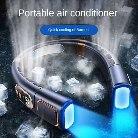 JZJDEWLO 1pc Portable Wearable USB Neck Fan - Silent Rechargeable Control 5-Level Adjustable Long-Lasting Lithium Battery Perfect for Indoor and Outdoor Use Travel Sports and Bac
JZJDEWLO 1pc Portable Wearable USB Neck Fan - Silent Rechargeable Control 5-Level Adjustable Long-Lasting Lithium Battery Perfect for Indoor and Outdoor Use Travel Sports and Bac