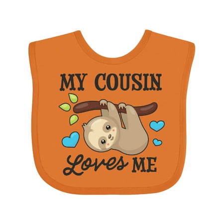 Inktastic My Cousin Loves Me with Sloth and Hearts Gift Baby Boy or Baby Girl Bib
Inktastic My Cousin Loves Me with Sloth and Hearts Gift Baby Boy or Baby Girl Bib