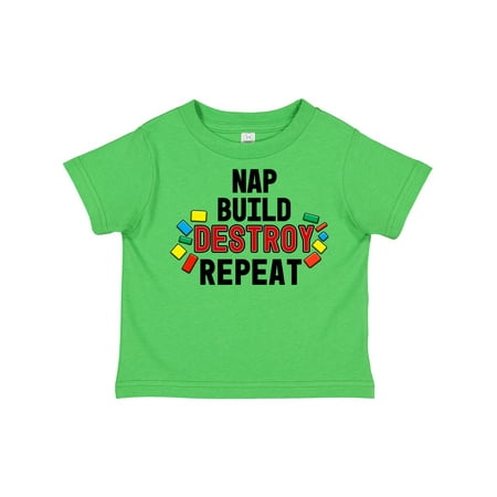 Inktastic Nap Build Destroy Repeat with Colorful Building Blocks Gift Toddler Boy or Toddler Girl T-Shirt
Inktastic Nap Build Destroy Repeat with Colorful Building Blocks Gift Toddler Boy or Toddler Girl T-Shirt
