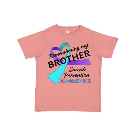 Inktastic Remembering my Brother- suicide prevention awareness Boys or Girls Toddler T-Shirt
Inktastic Remembering my Brother- suicide prevention awareness Boys or Girls Toddler T-Shirt