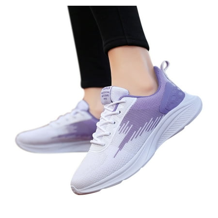 Quealent Sneakers For Women Women s Literide Pacer Lace-up Sneakers Purple 7