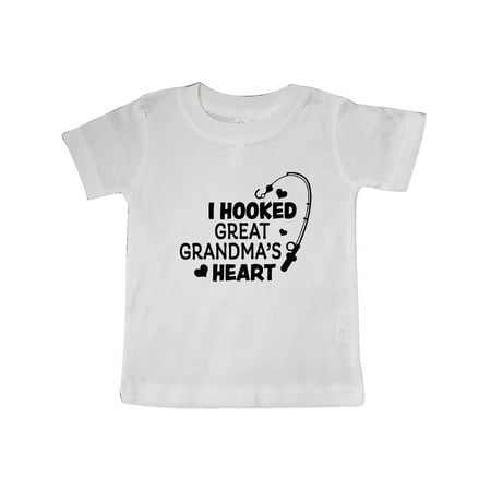 Inktastic I Hooked Great Grandma s Heart with Fishing Rod Gift Baby Boy or Baby Girl T-Shirt
Inktastic I Hooked Great Grandma s Heart with Fishing Rod Gift Baby Boy or Baby Girl T-Shirt