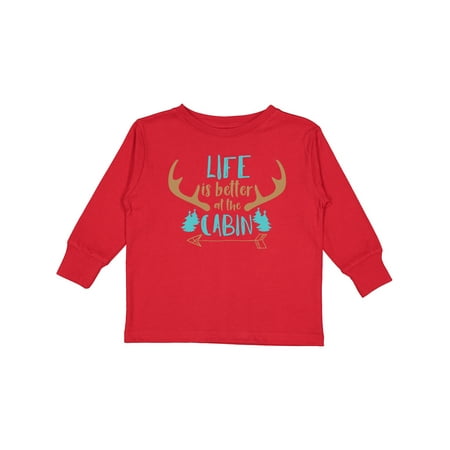 Inktastic Life is Better at the Cabin Deer Antlers Camping Gift Toddler Boy or Toddler Girl Long Sleeve T-Shirt
Inktastic Life is Better at the Cabin Deer Antlers Camping Gift Toddler Boy or Toddler Girl Long Sleeve T-Shirt