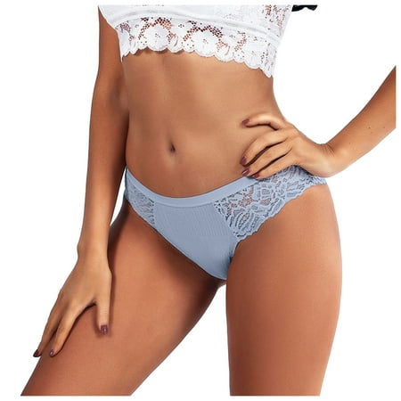 DNDKILG Invisible Lace Hipster Panties Seamless Briefs Low Rise Comfort Stretch Bikini for Women Blue L
DNDKILG Invisible Lace Hipster Panties Seamless Briefs Low Rise Comfort Stretch Bikini for Women Blue L