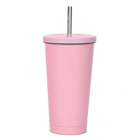 Stainless Steel Straw Cup Reusable Water Bottle Vacuum Cup Gift for Parties Birthdays
Stainless Steel Straw Cup Reusable Water Bottle Vacuum Cup Gift for Parties Birthdays