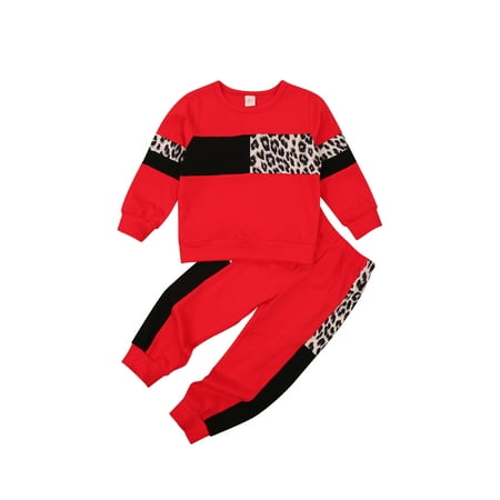 Sunisery Little Girl Sets Long Sleeves Leopard Pullover Sweatshirts Pants Trousers
Sunisery Little Girl Sets Long Sleeves Leopard Pullover Sweatshirts Pants Trousers