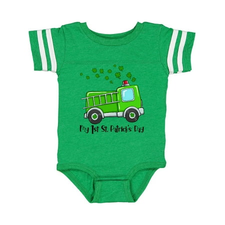 Inktastic My 1st St. Patrick s Day Green Fire Truck with Clovers Gift Baby Boy or Baby Girl Bodysuit
Inktastic My 1st St. Patrick s Day Green Fire Truck with Clovers Gift Baby Boy or Baby Girl Bodysuit